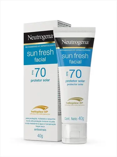 Protetor Solar Facial Neutrogena Sun Fresh FPS70 40g