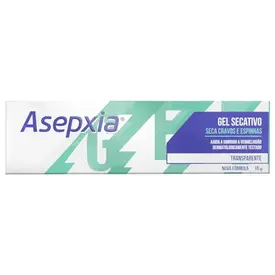 Gel Secativo de Cravos e Espinhas Asepxia com 15g
