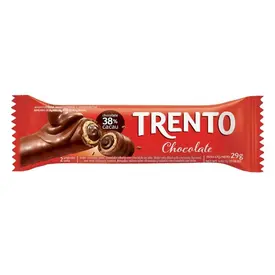Chocolate Wafer Trento Chocolate 38% Cacau 29g