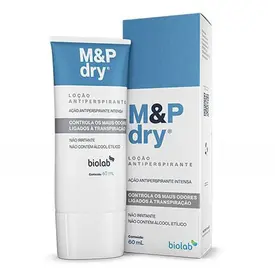 Loção Hidratante para as Mãos e Pés Biolab M&P Dry Antiperspirante 60ml