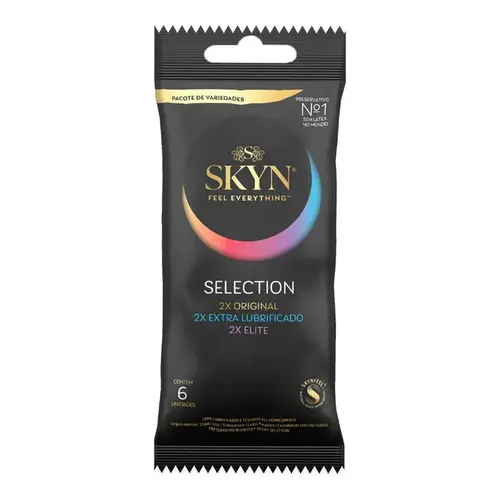Preservativo Blowtex Skyn Selection com 6 Unidades