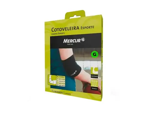 Cotoveleira Esporte G Preto - Mercur