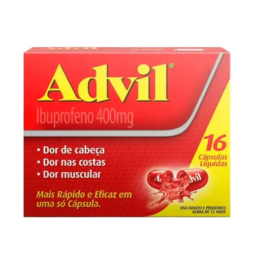 Advil 400mg 16 Cápsulas