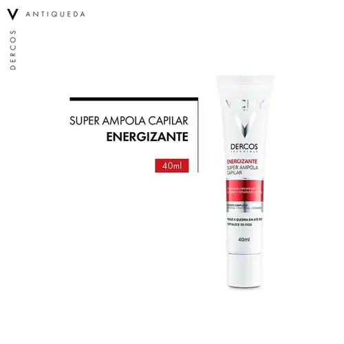 Ampola Capilar Fortalecedora Antiquebra Vichy Dercos Energizante 40ml