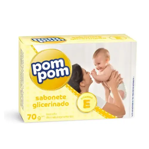 Sabonete em Barra Infantil Pom Pom Glicerinado 70g