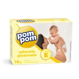 Sabonete em Barra Infantil Pom Pom Glicerinado 70g