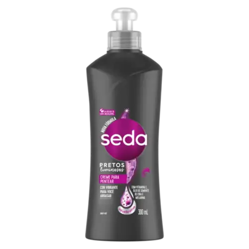 Creme de Pentear Seda Pretos Luminosos 300ml