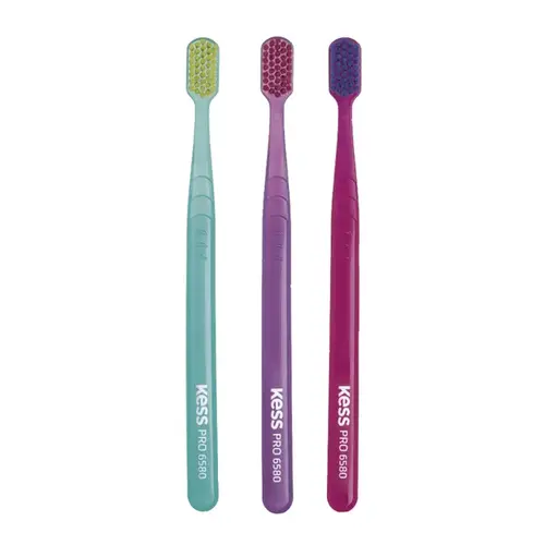 Escova de Dente Kess Pro Extra Macia - 3 Unidades