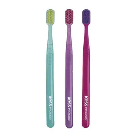 Escova de Dente Kess Pro Extra Macia - 3 Unidades