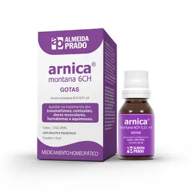 Arnica Montana 6CH Almeida Prado - Gotas com 15ml - Uso Dermatológico