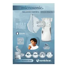 Inalador Portátil Mesh Microsonic Bivolt - Soniclear - 1 Unidade