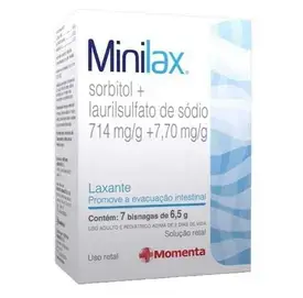 Minilax 7 Bisnagas com 6,5g - Eurofarma