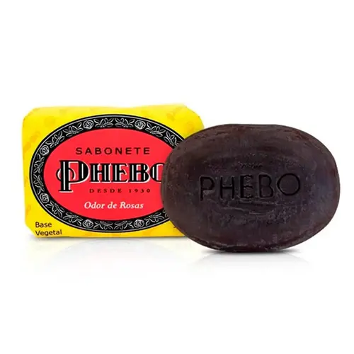 Sabonete em Barra de Glicerina Phebo Odor de Rosas 90g