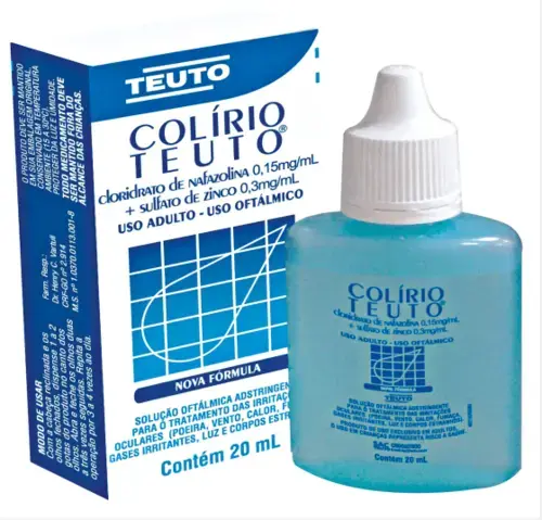 Colírio Teuto 20ml - Solução Oftálmica - Teuto
