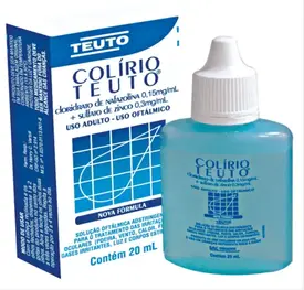 Colírio Teuto 20ml - Solução Oftálmica - Teuto