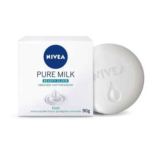 Sabonete em Barra Nivea Pure Milk Beauty Elixir Fresh 90g