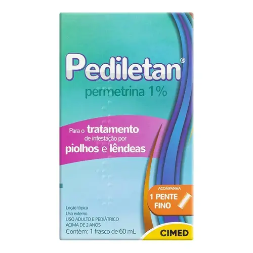 Pediletan 10mg Loção para Piolhos e Lêndeas 60ml