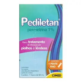 Pediletan 10mg Loção para Piolhos e Lêndeas 60ml
