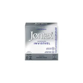 Preservativo Jontex Sensação Invisível Ultrafino com 2 Unidades