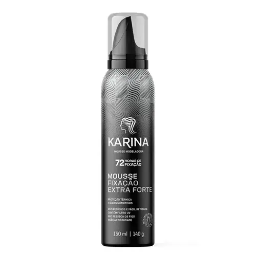 Mousse Modeladora Fixação Extra Forte Karina 150ml