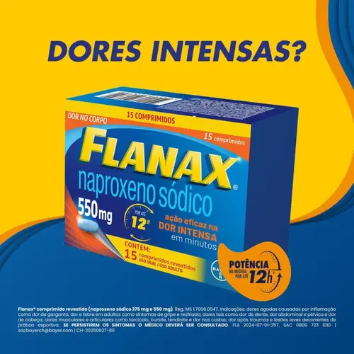 Flanax 550mg 15 Comprimidos