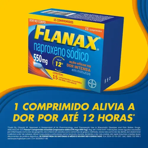 Flanax 550mg 15 Comprimidos