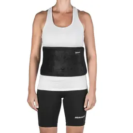 Faixa Abdominal de Neoprene Hastes Flexíveis Preta - Mercur