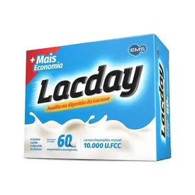 Lacday 10.000 FCC - 60 Tabletes Dispersíveis