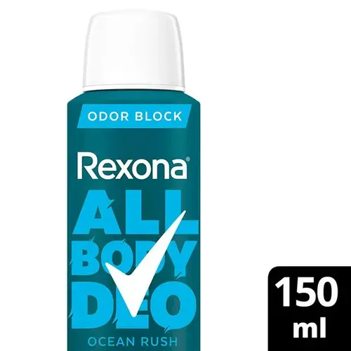 Desodorante Rexona All Body Deo Ocean Rush 150ml Aerossol
