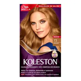 Tintura de Cabelo Koleston 73 Louro Avelã 1 Unidade