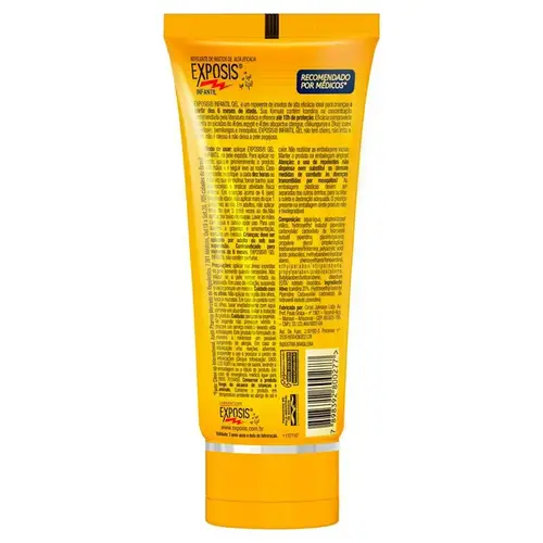 Repelente Infantil Exposis sem Perfume Gel 100ml