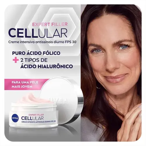 Creme Facial Antissinais Nivea Cellular Expert Filler FPS30 Dia 49g
