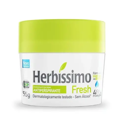 Desodorante Herbíssimo Fresh Creme Unissex 55g