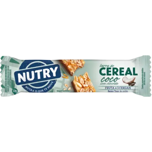 Barra de Cereal Nutry Coco com Chocolate 22g