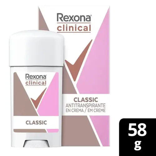 Desodorante Rexona Clinical Classic Creme Feminino 58g