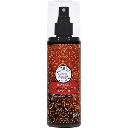 Body Splash Giorno Perfumaria Árabe Rose Oud 200ml