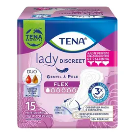 Protetor Diário Tena Lady Discreet Flex 15 Unidades