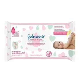 Lenço Umedecido Johnson's Baby Extra Cuidado 96 Unidades