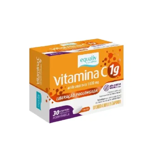 Equaliv Vitamina C 1g 30 Comprimidos de Liberação Prolongada
