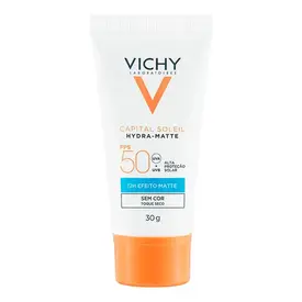 Protetor Solar Facial Vichy Capital Soleil Hydra-Matte FPS50 30g