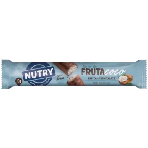 Barra de Frutas Nutry Coco com Chocolate 19g