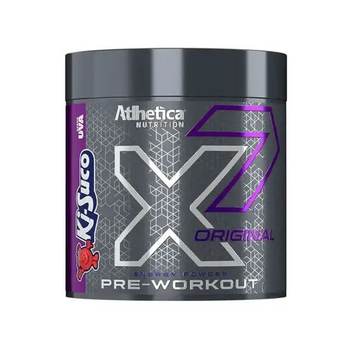 Pré Treino X7 Original Pote 300g Atlhetica Nutrition Ki Suco Uva