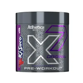 Pré Treino X7 Original Pote 300g Atlhetica Nutrition Ki Suco Uva