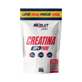 Creatina 100% Pure Pouch – Leve 500g pague 450g – Absolut Nutrition