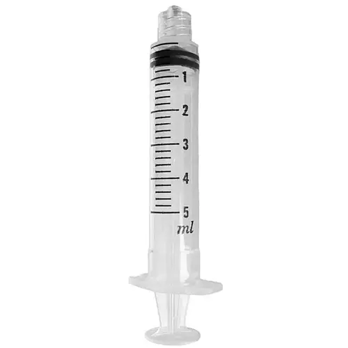 Seringa Descartável BD - Luer Lock - Sem Agulha - 5 Ml