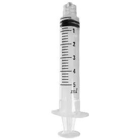 Seringa Descartável BD - Luer Lock - Sem Agulha - 5 Ml