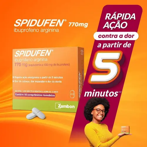 Spidufen 770mg 10 Comprimidos