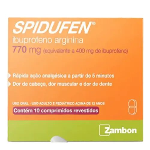 Spidufen 770mg 10 Comprimidos