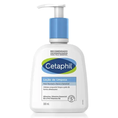 Loção de Limpeza Facial Cetaphil Pele Seca e Sensível 300ml