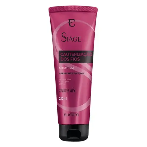 Shampoo Eudora Siàge 4D Cauterização Dos Fios 250ml